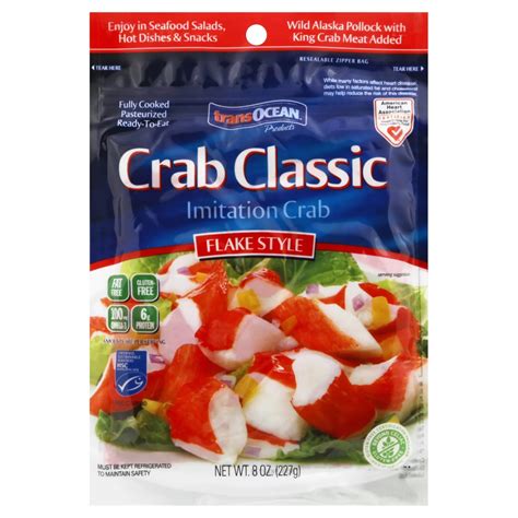 Trans-Ocean Crab Classic Imitation Crab - Flake Style - Shop Shrimp ...