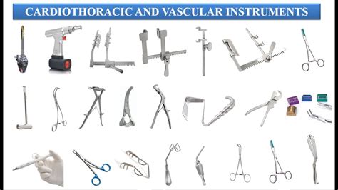 Cardiothoracic and Vascular Instruments with PDF Notes - YouTube