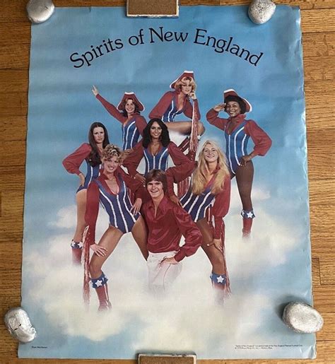 Rare 1978 Spirit Of New England Football Patriots Cheerleaders Poster ...