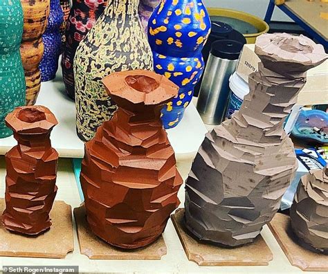 Seth Rogen shows off his new soda-fired vases after topping Vogue's ...