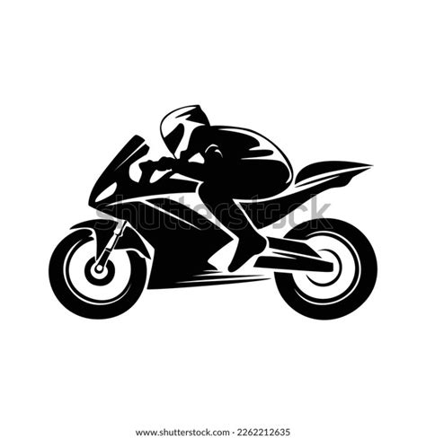 Motorcycle Silhouette Design Fast Biker Sign Stock Vector (Royalty Free) 2262212635 | Shutterstock