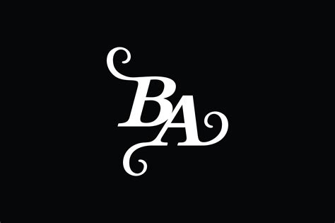 Monogram BA Logo Grafica di Greenlines Studios · Creative Fabrica