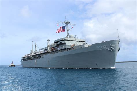 USS Emory S. Land returns home to Guam after maintenance, upgrades > U ...