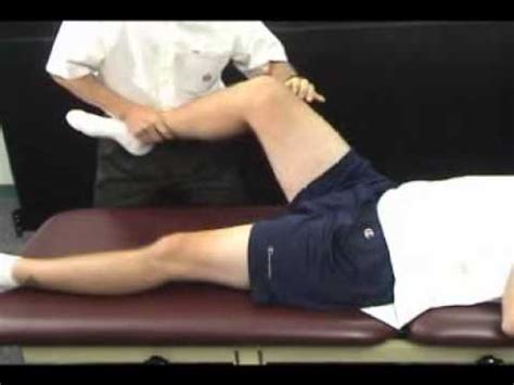 Knee exam - McMurray's Test.mp4 - YouTube