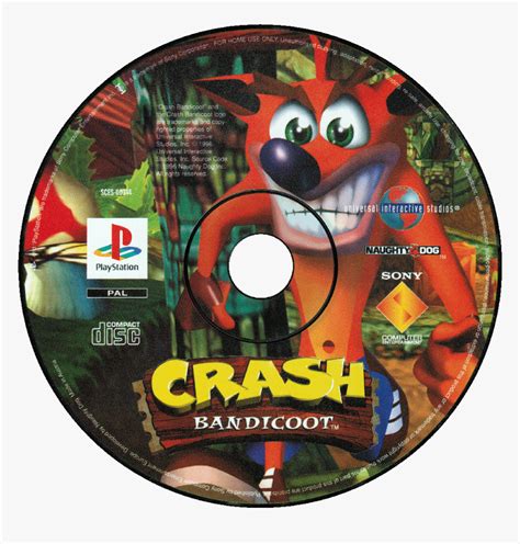 Crash Bandicoot Ps1 Disc, HD Png Download , Transparent Png Image - PNGitem