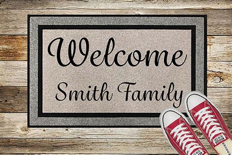 Custom Door Mat-welcome Doormats LOGO Doormat-personalized - Etsy