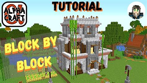 Let's Build My Diorite One Chunk House - Block-by-BlockTutorial - YouTube