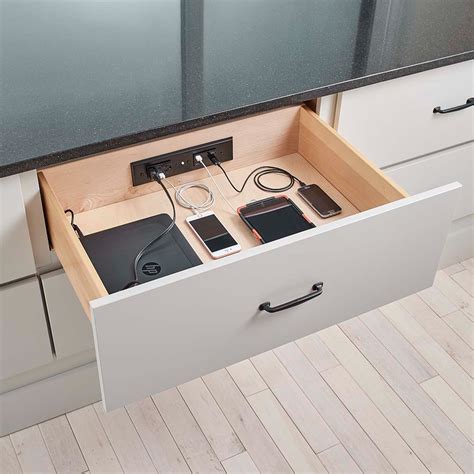 5 Ways to Integrate Custom Charging Stations In Your New Build | Charging station kitchen ...