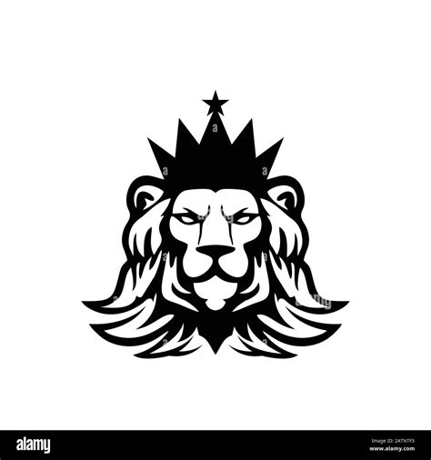 Lions Black And White Logo