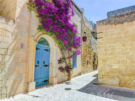 Assaf Frank Photography Licensing | Traditional Maltese house in Mdina, Malta