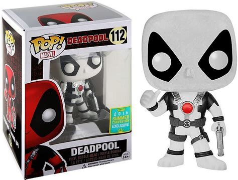 Funko Marvel Funko POP Marvel Deadpool Exclusive Vinyl Bobble Head 112 White Suit, Damaged ...