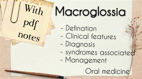 Macroglossia | Developmental disease of tongue - YouTube