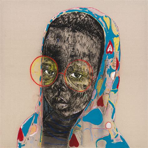 Mixed-Media Portraits by Nelson Makamo Reflect Childhood Innocence and Wonder