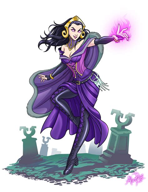 Liliana Vess MTG Fan art by AllanPaz on DeviantArt