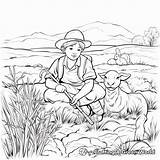 Shepherd Coloring Pages  Free & Printable sketch template