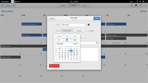 GNOME Calendar (Linux) - Download, Review, Screenshots