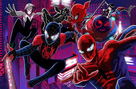 HD wallpaper: Movie, Spider-Man: Into The Spider-Verse, Gwen Stacy, Miles Morales | Wallpaper Flare