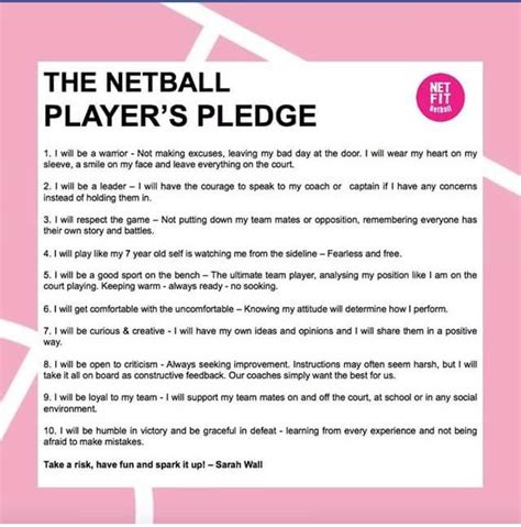 Pin by Razelle Plessis on Sport | Netball, Netball quotes, Netball coach