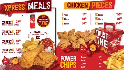 Menu – Chicken Xpress