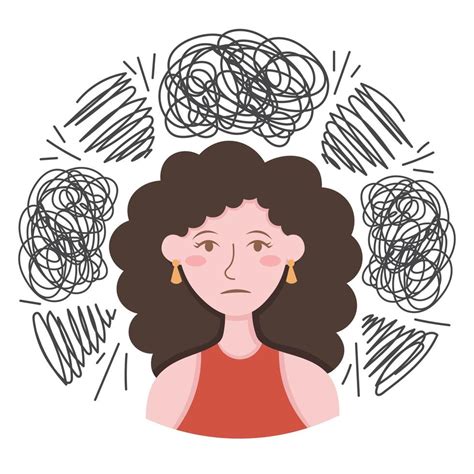 Doodle Flat Clipart. Illustration about mental health. All Objects Are ...