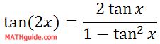 Double Angle Formulas