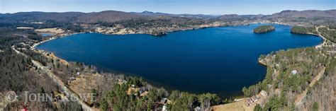 Aerial view of Island Pond, Vermont