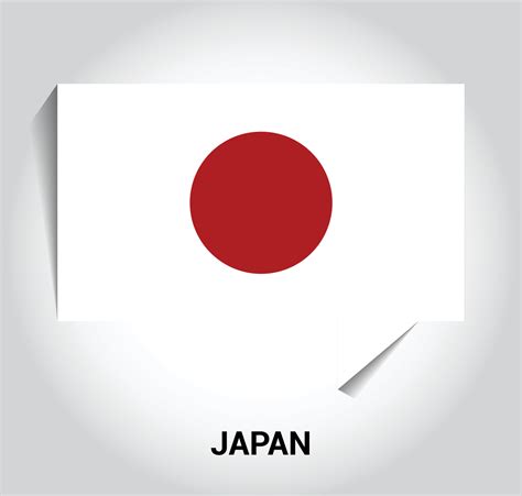 Japan flag design vector 13365977 Vector Art at Vecteezy