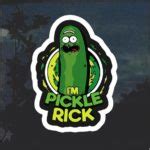 Pickle Rick Decal Sticker A2 | Custom Made In the USA | Fast Shipping