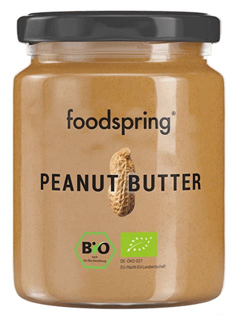 FOODSPRING ORGANIC PEANUT BUTTER 250G - Battle Box UK