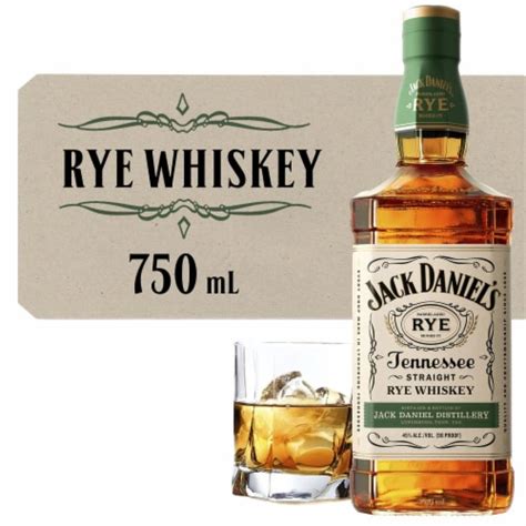 Jack Daniel's Tennessee Rye Whiskey, 750 mL - Fry’s Food Stores