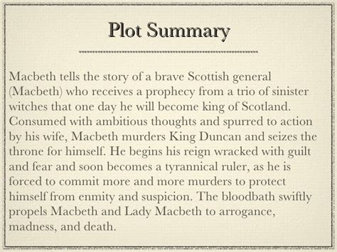 كانبيرا مناسب بونو macbeth plot summary short - interprettheworld.com