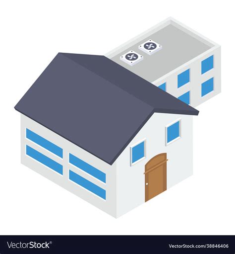 Warehouse building Royalty Free Vector Image - VectorStock