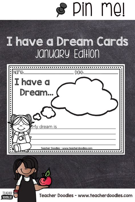 I have a Dream Writing Activity in 2021 | Writing activities, I have a dream writing, Teacher ...