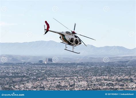 Las Vegas Police Helicopter Action Editorial Stock Image - Image: 50190484