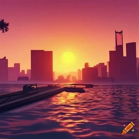 Gta v sunset on Craiyon