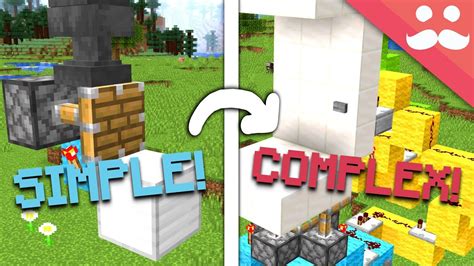 Making SIMPLE Redstone Builds COMPLICATED! #3 - YouTube