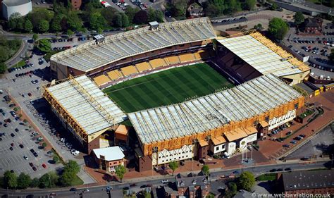 the Molineux Stadium Wolverhampton from the air | aerial photographs of ...