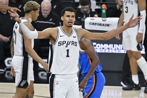 NBA: Wembanyama, Spurs beat Thunder to snap 5-game skid