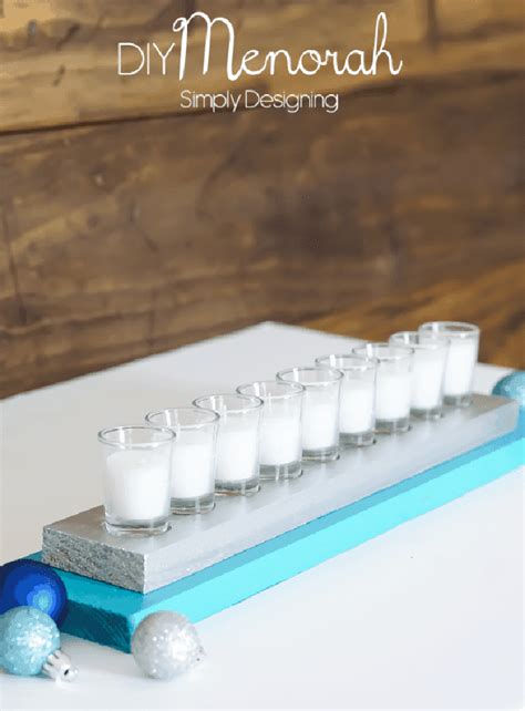 DIY Menorahs for Hanukkah