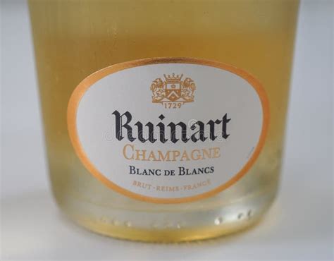 Ruinart Blanc De Blancs Champagne Editorial Photography - Image of ...