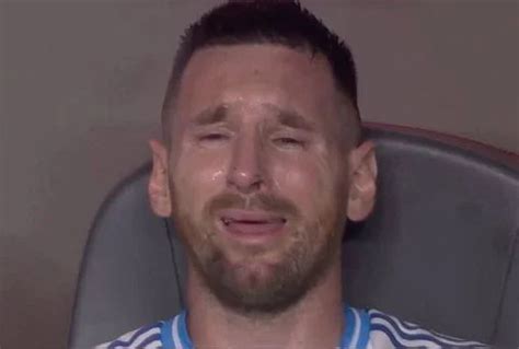 Messi crying at the Copa America final 2024 Memes - Imgflip