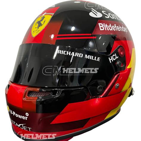 CARLOS SAINZ 2023 F1 REPLICA HELMET FULL SIZE | CM Helmets