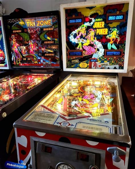 Gottlieb Joker Poker Pinball Machine New Pascal Board, Gameroom, Man Cave | Pinball, Retro ...