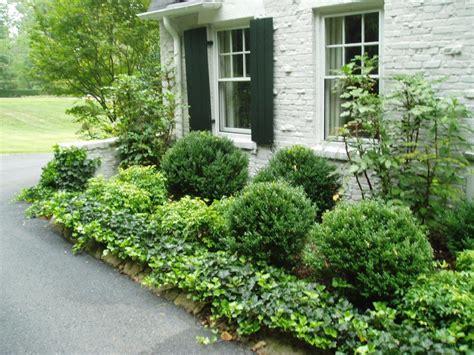 Best Foundation Planting Design Ideas 13 | Low maintenance landscaping front yard, Front yard ...