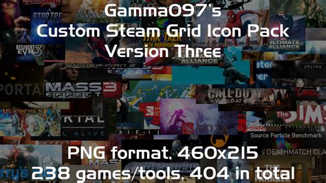 Steam Grid Icon Pack: Version Three by gamma097 on DeviantArt