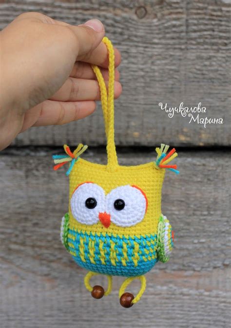 Hello friends! Have not seen))) I present to you the owl rattle toy. This owl has the kinder ...