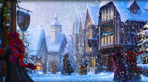 Hogsmeade | Harry potter christmas, Hogwarts christmas, Hogsmeade