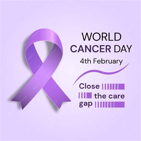 Premium Vector | World Cancer Day with 2023 theme Close the care gap