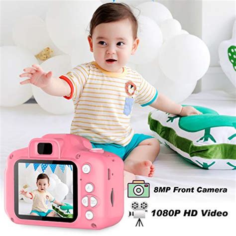 Kids Camera,Children Digital Cameras Kid Action Camera Toddler Video Recorder 1080P IPS 2 Inch ...