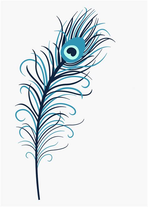 Transparent Background Peacock Feather Clipart